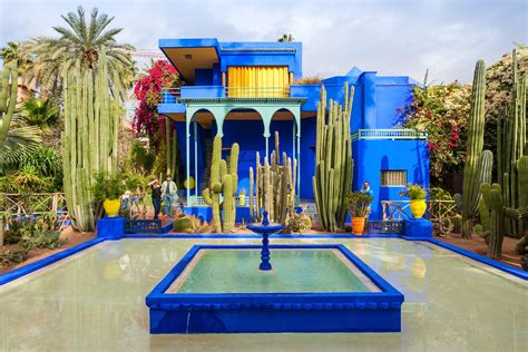 the jardin majorelle marrakech.